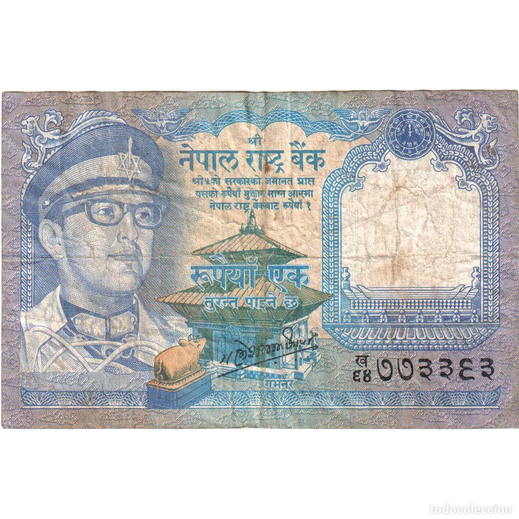 Billetes extranjeros: [#1231887] Nepal, 1 Rupee, BC+ - Foto 1