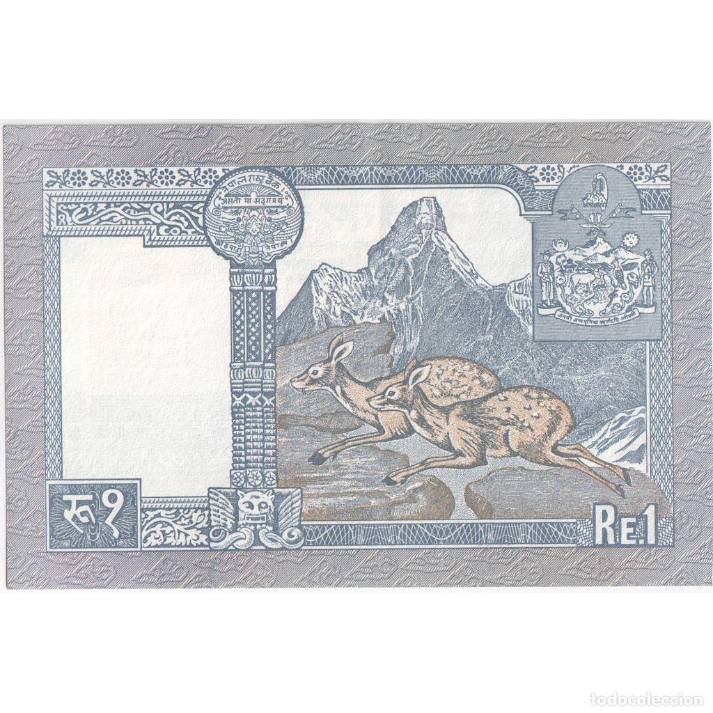 Billetes extranjeros: [#1231888] Nepal, 1 Rupee, UNC - Foto 2