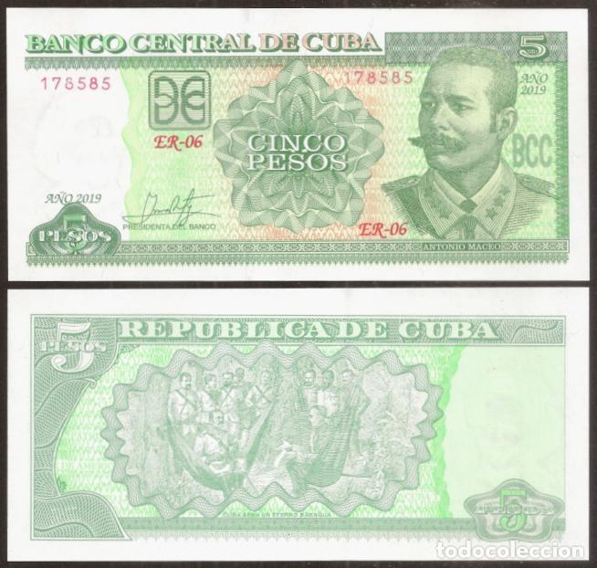 Billetes extranjeros: CUBA. 5 pesos 2019. S/C. - Foto 1