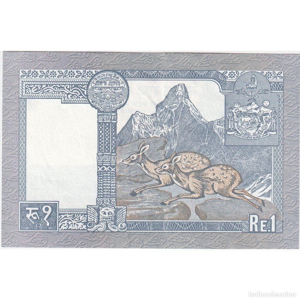 Billetes extranjeros: [#1231889] Nepal, 1 Rupee, UNC - Foto 2
