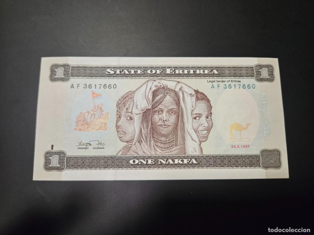 Billetes extranjeros: ERITREA 1 NAKFA 1997 S/C P=1 - Foto 1