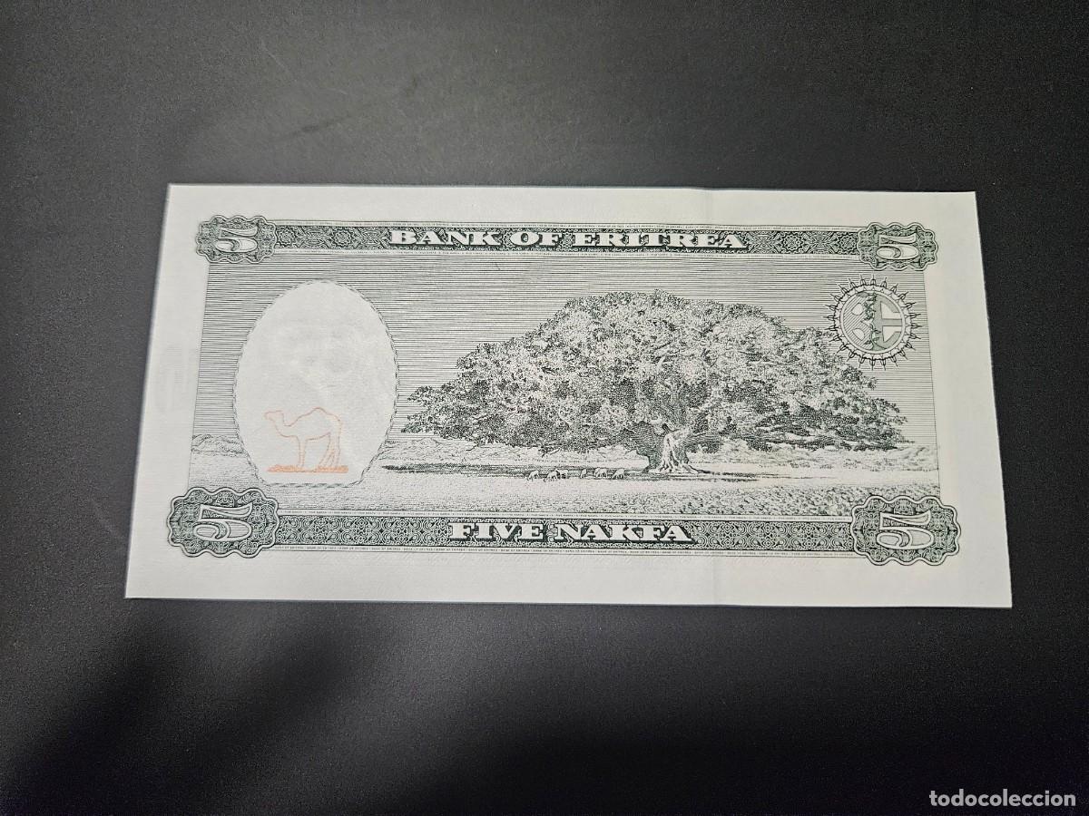 Billetes extranjeros: ERITREA 5 NAKFA 1997 S/C P=2 - Foto 2