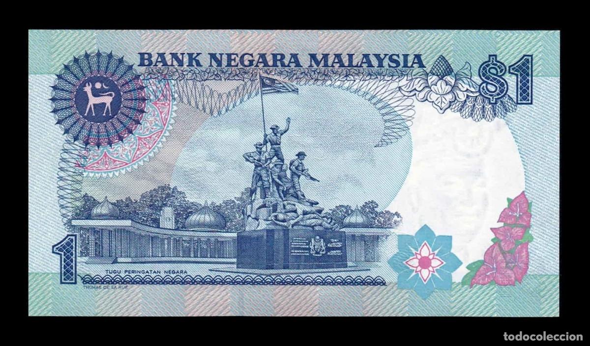 Billetes extranjeros: Malasia 1 Ringgit Tuanku Abdul Rahman 1989 Pick 27b Sc Unc - Foto 2