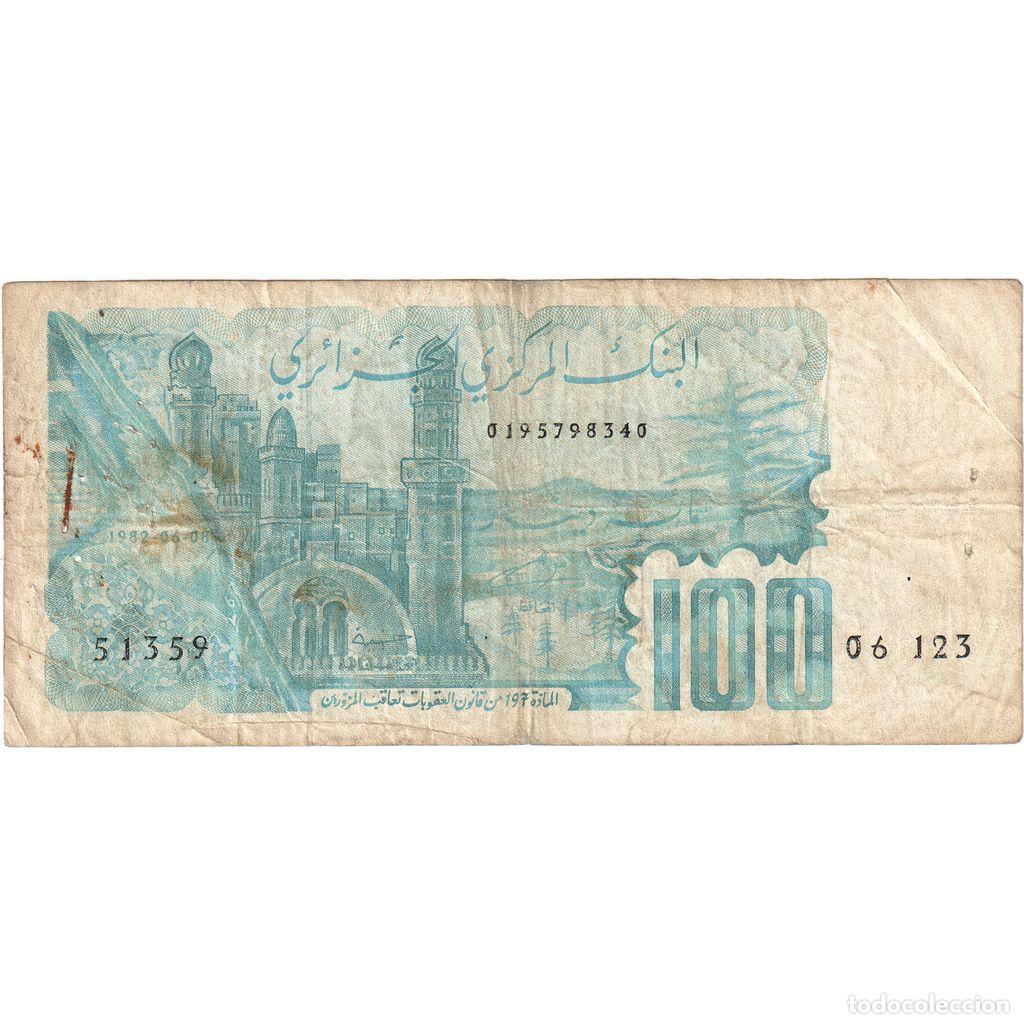 Billetes extranjeros: [#1293744] Algeria, 100 Dinars, 1982-06-08, BC - Foto 1