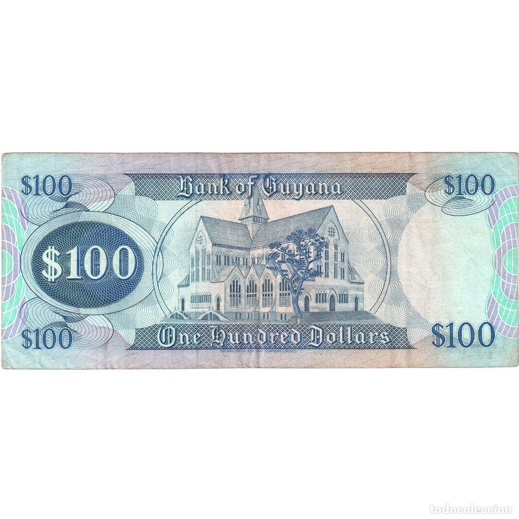 Billetes extranjeros: [#1293763] Guyana, 100 Dollars, MBC - Foto 2