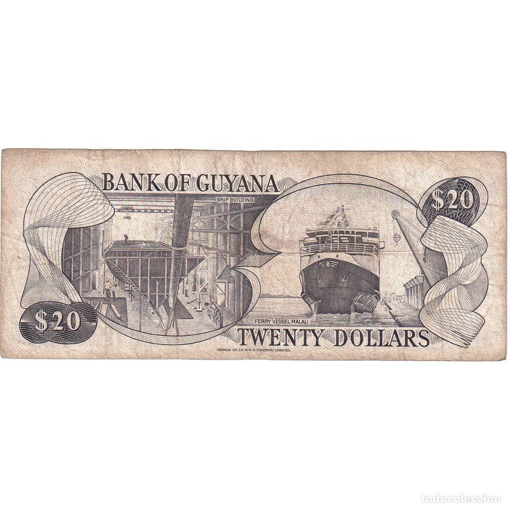 Billetes extranjeros: [#1293765] Guyana, 20 Dollars, MBC - Foto 2