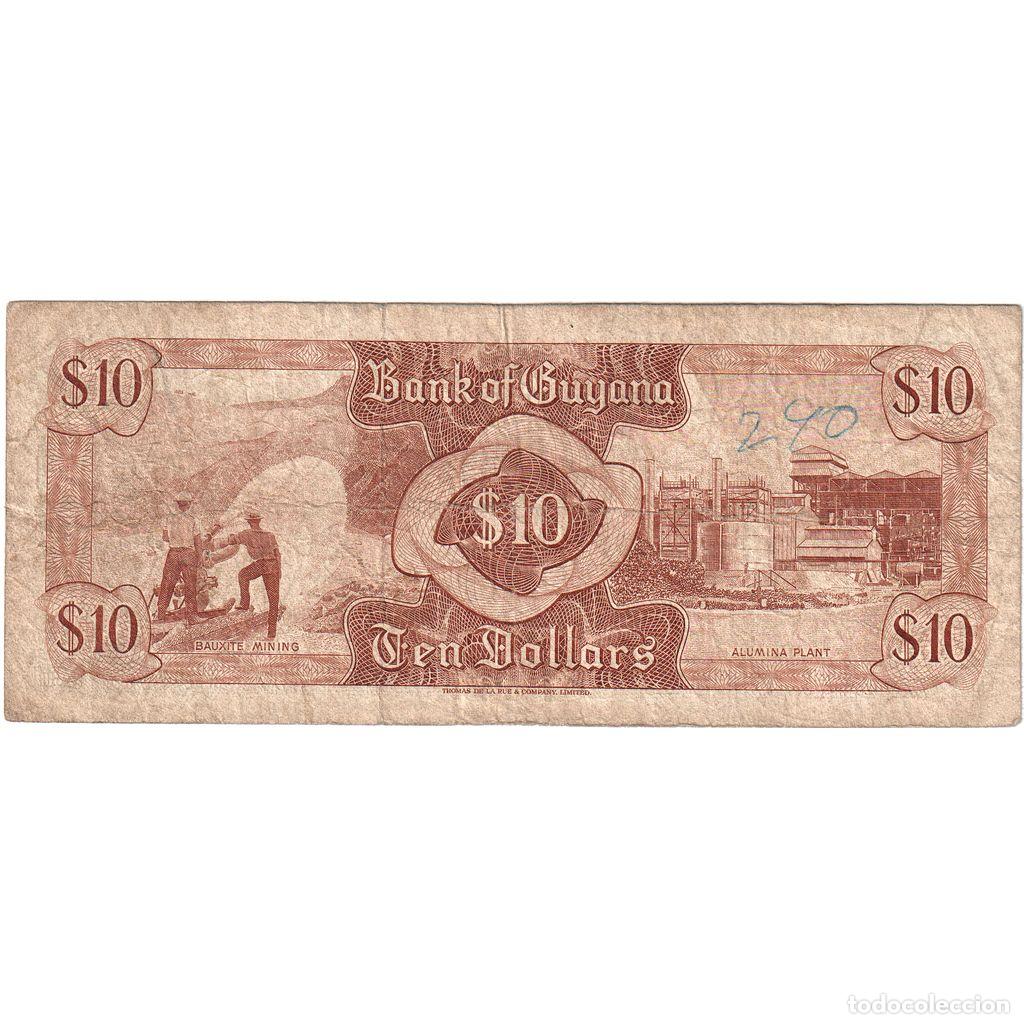 Billetes extranjeros: [#1293764] Guyana, 10 Dollars, BC - Foto 2