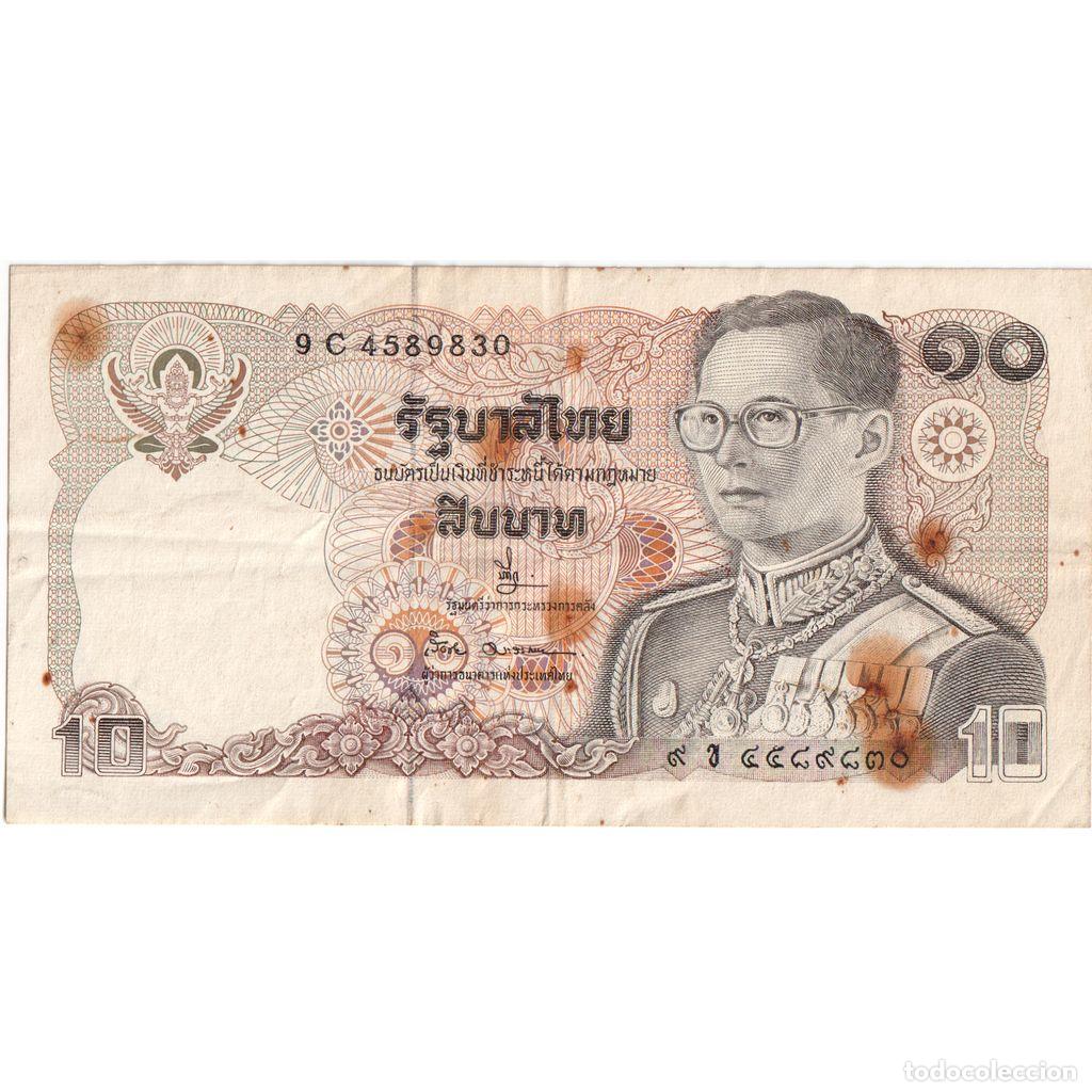 Billetes extranjeros: [#1293777] Tailandia, 10 Baht, BC+ - Foto 1