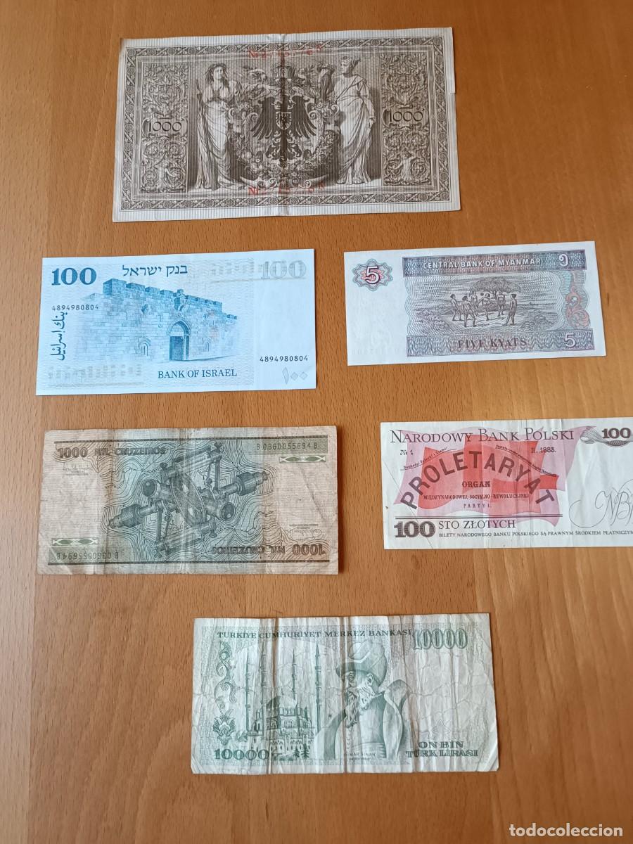 Billetes extranjeros: LOTE 6 BILLETES INTERNACIONALES - Foto 2
