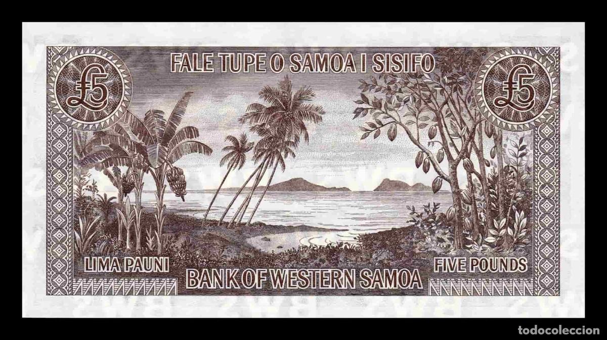 Billetes extranjeros: Samoa 5 Libras 1963 (2020) Pick 15Cs Sc Unc - Foto 2