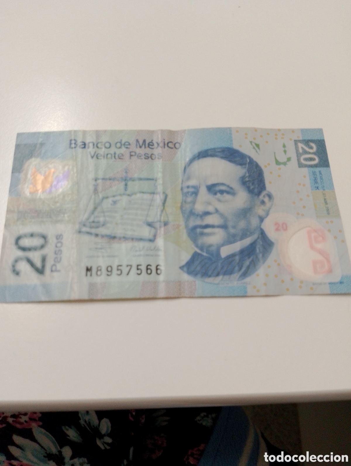 Billets internationaux: 20 pesos banco de Mexico