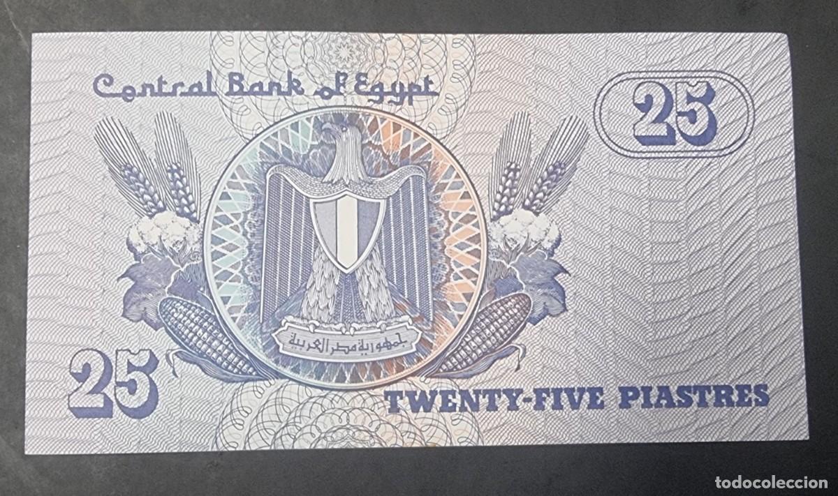 Billetes extranjeros: BILLETE DE EGIPTO 25 PIASTRAS - Foto 2