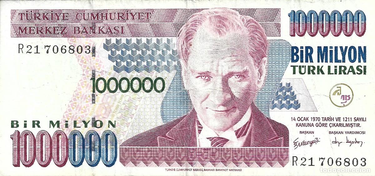 Billetes extranjeros: BILLETE DE TURQUIA EL QUE VES - Foto 1