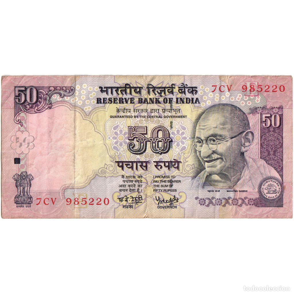 Billetes extranjeros: [#1242003] India, 50 Rupees, BC+ - Foto 1