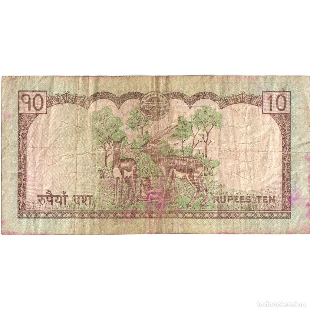 Billetes extranjeros: [#1242106] Nepal, 10 Rupees, RC+ - Foto 2