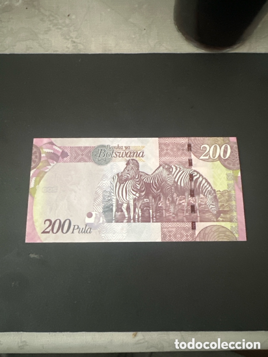Billetes extranjeros: Billete de Botswana de 200 pula a&ntilde;o 2010 sin circular - Foto 2