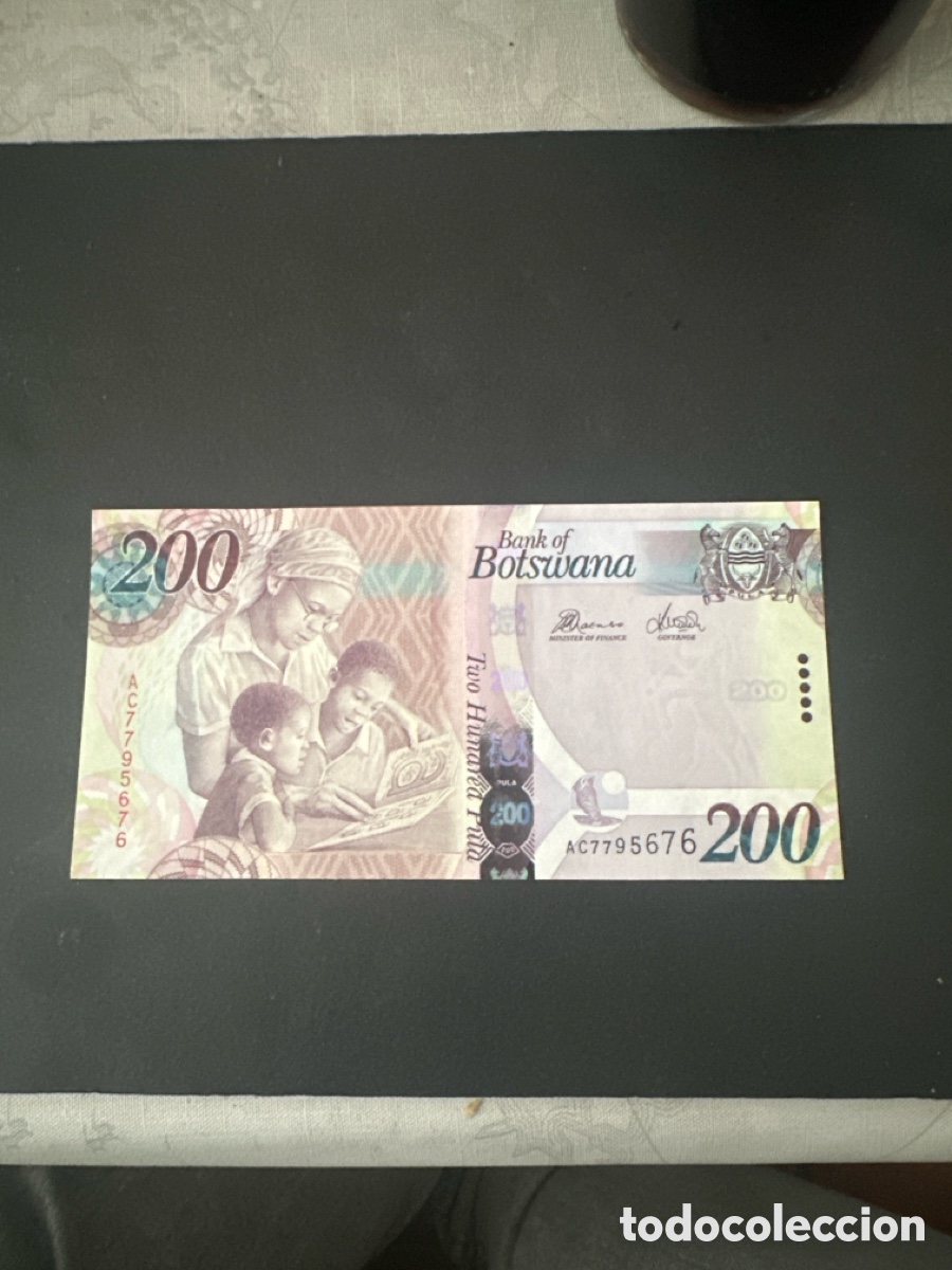 Billetes extranjeros: Billete de Botswana de 200 pula a&ntilde;o 2010 sin circular - Foto 1