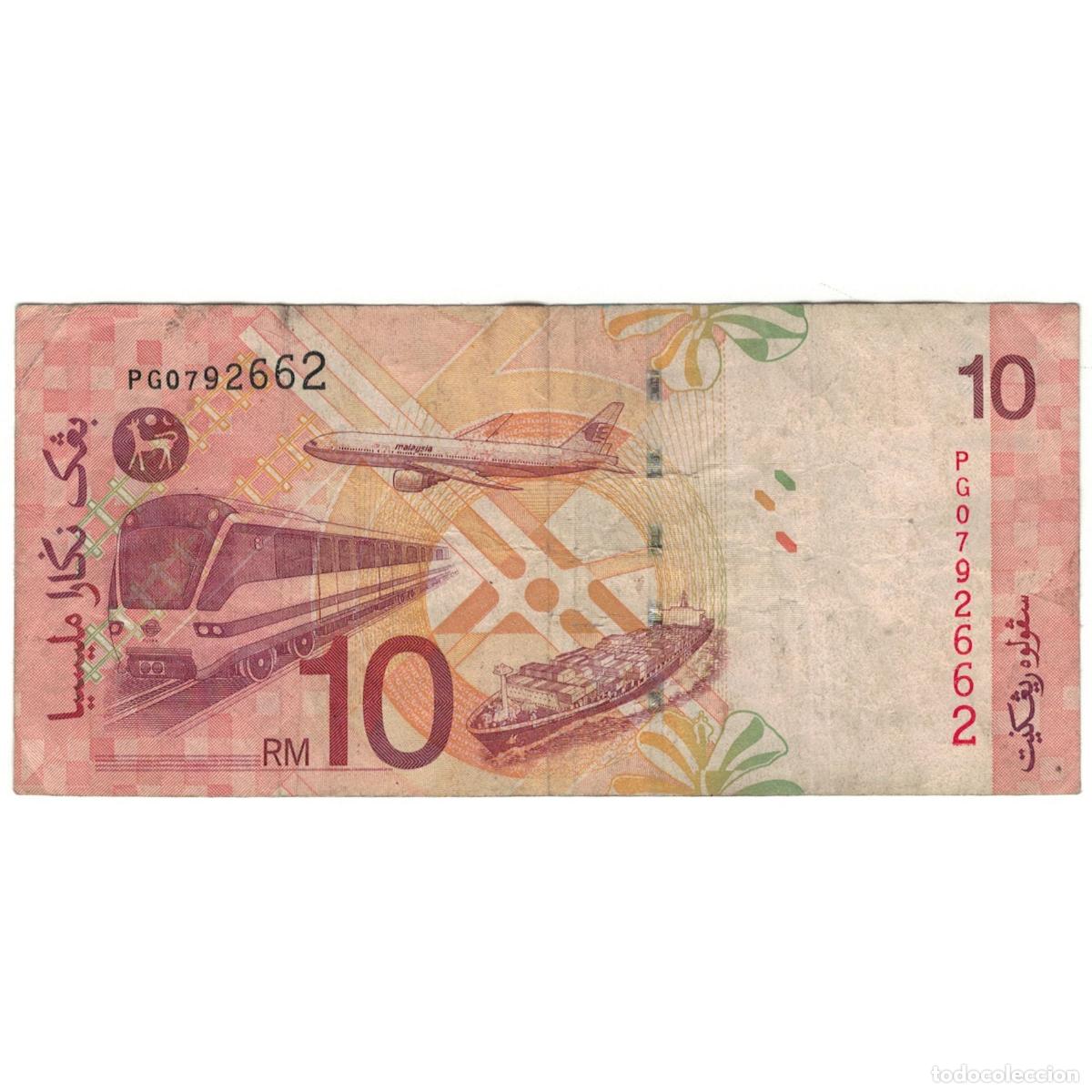 Billetes extranjeros: [#230261] Billete, 10 Ringgit, Malasia, KM:42b, MBC - Foto 2