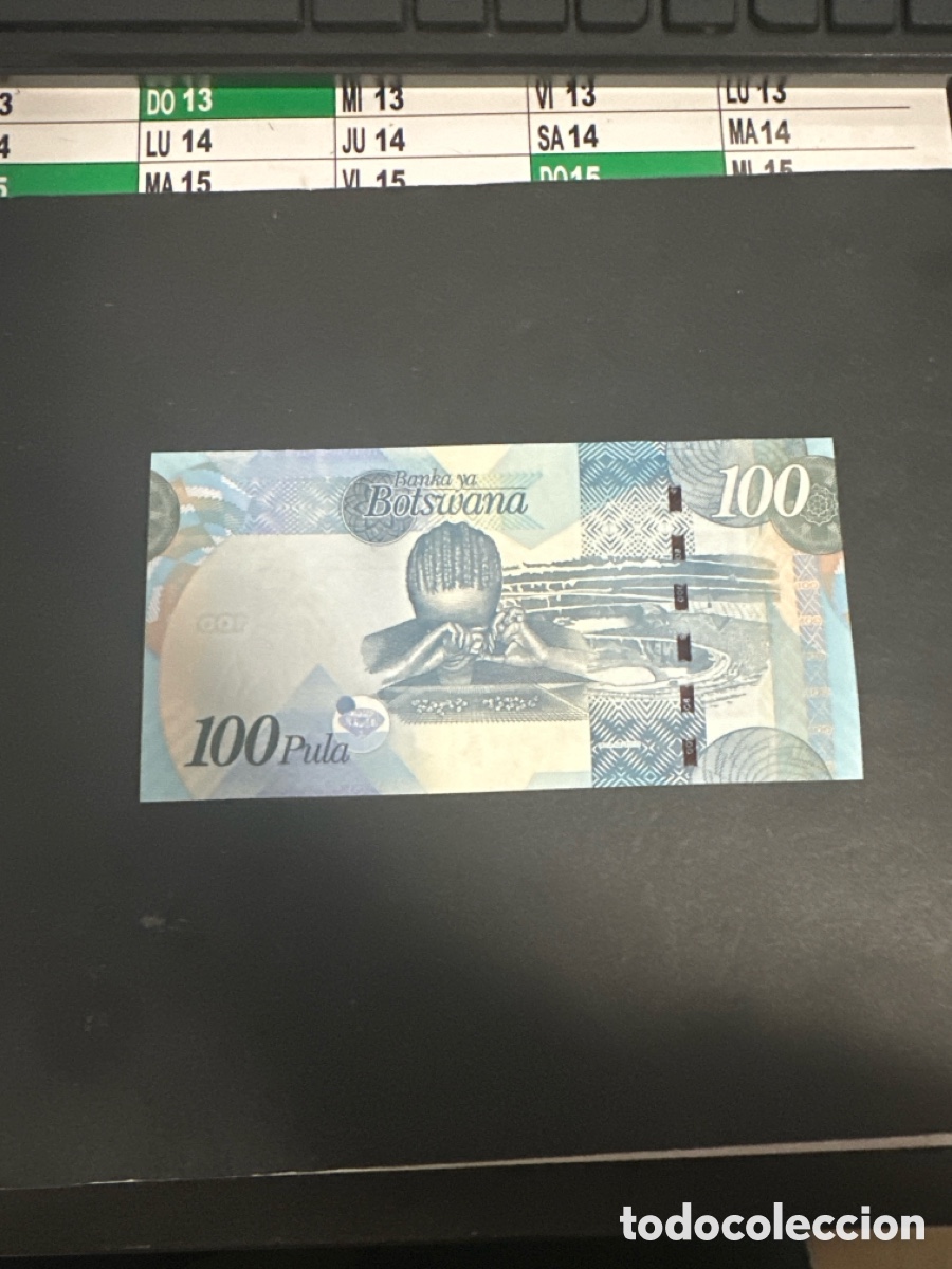 Billetes extranjeros: Billete de Botswana 100 pula a&ntilde;o 2010 sin circular - Foto 2