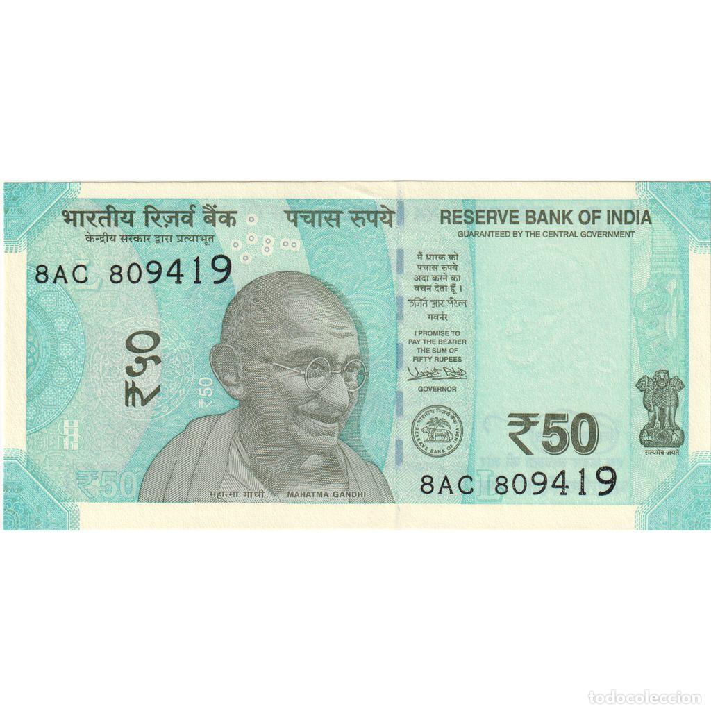 Billetes extranjeros: [#1242287] India, 50 Rupees, UNC - Foto 1