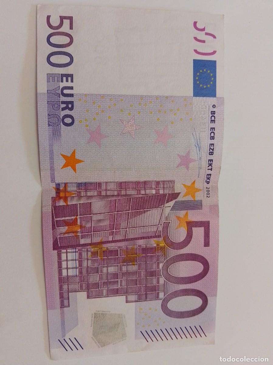 Billetes extranjeros: Billete 500 euros de 2002 firma de Wim Duisenberg
