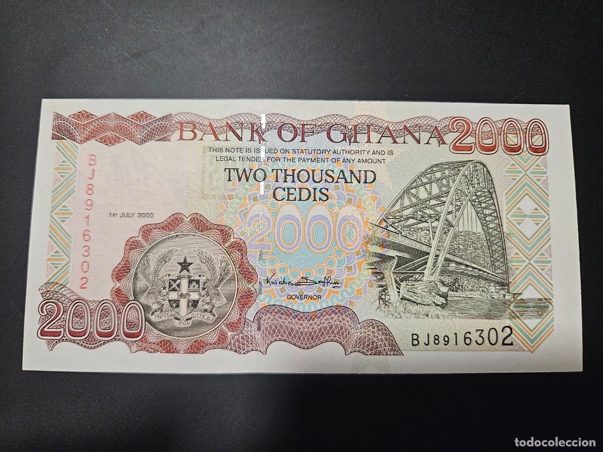 Billetes extranjeros: GHANA 2000 CEDIS 2000 S/C P=33 e - Foto 1