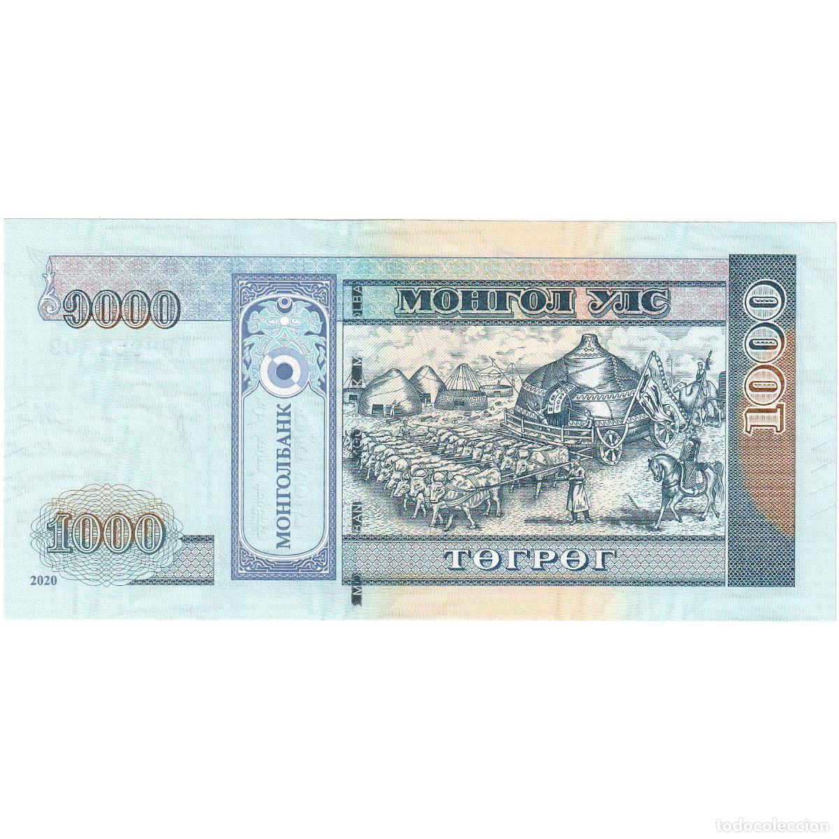 Billetes extranjeros: [#247332] 1000 Tugrik, 2020, Mongolia, UNC - Foto 2