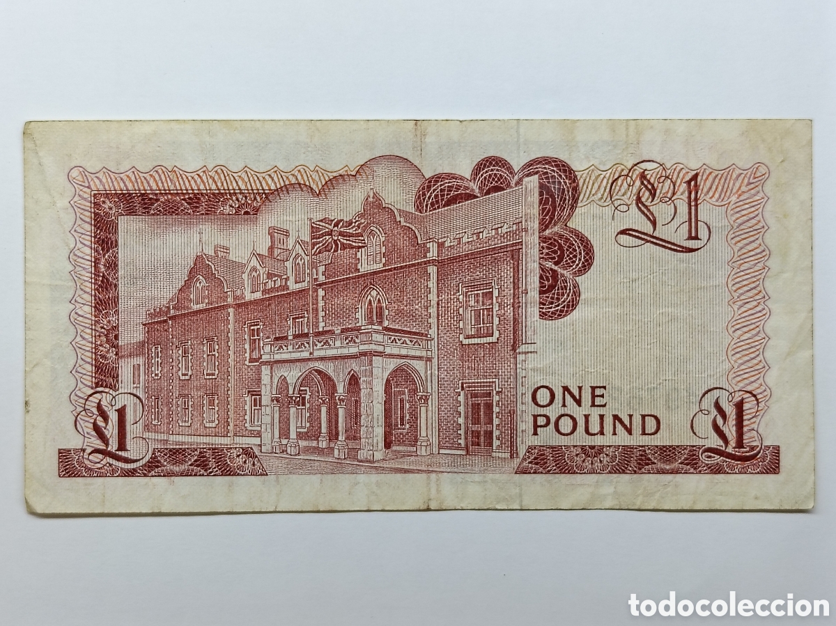 Billetes extranjeros: BILLETE DE 1 POUND (LIBRA) DE GIBRALTAR DE 1979 - Foto 2