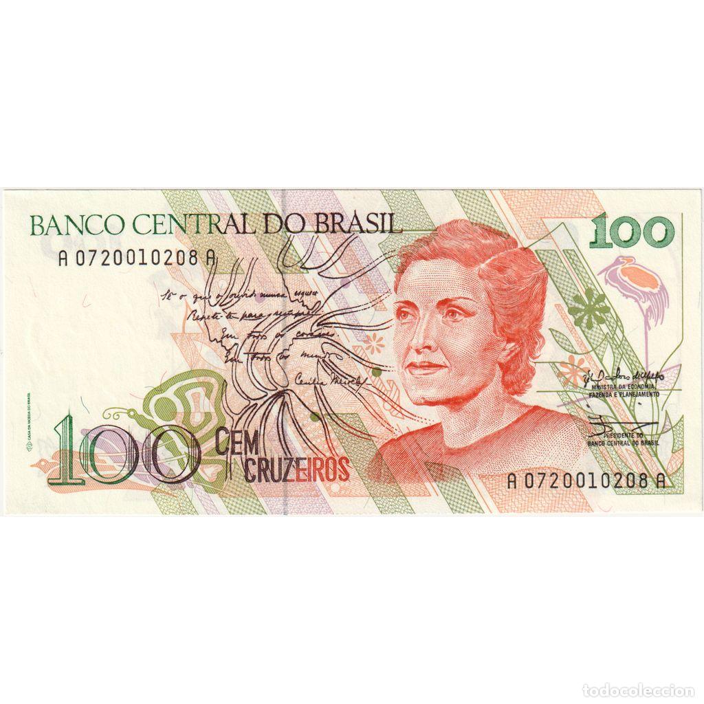 Billetes extranjeros: [#1242303] Brasil, 100 Cruzeiros, UNC