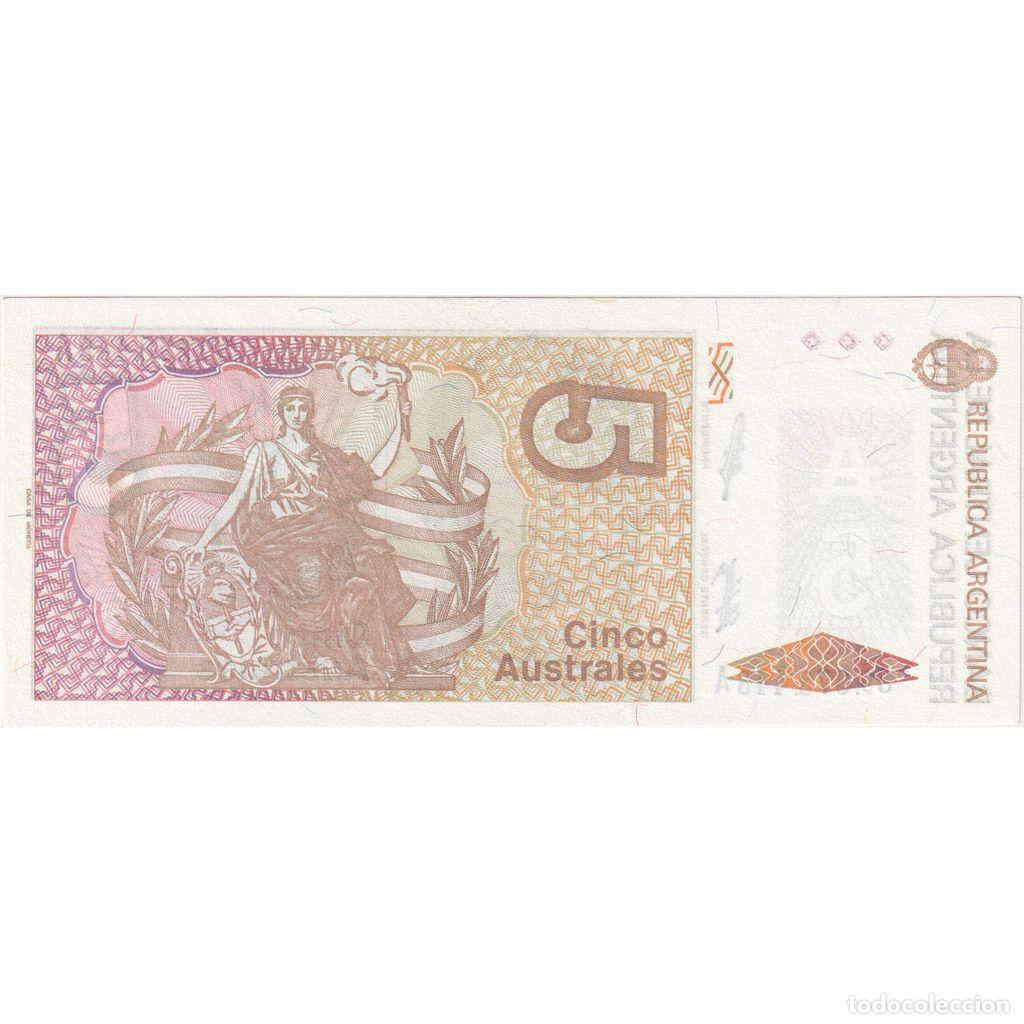 Billetes extranjeros: [#1242310] Argentina, 5 Australes, UNC - Foto 2