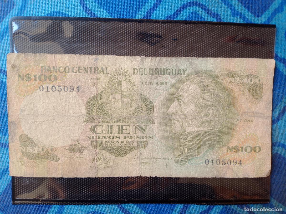 Billetes extranjeros: URUGUAY 100 NUEVOS PESOS - Foto 1