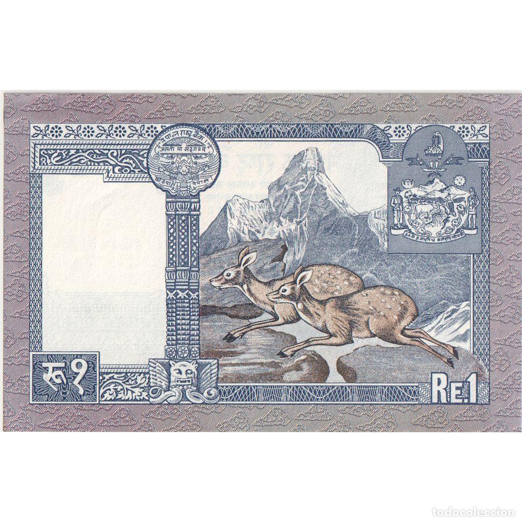 Billetes extranjeros: [#1242326] Nepal, 1 Rupee, UNC - Foto 2