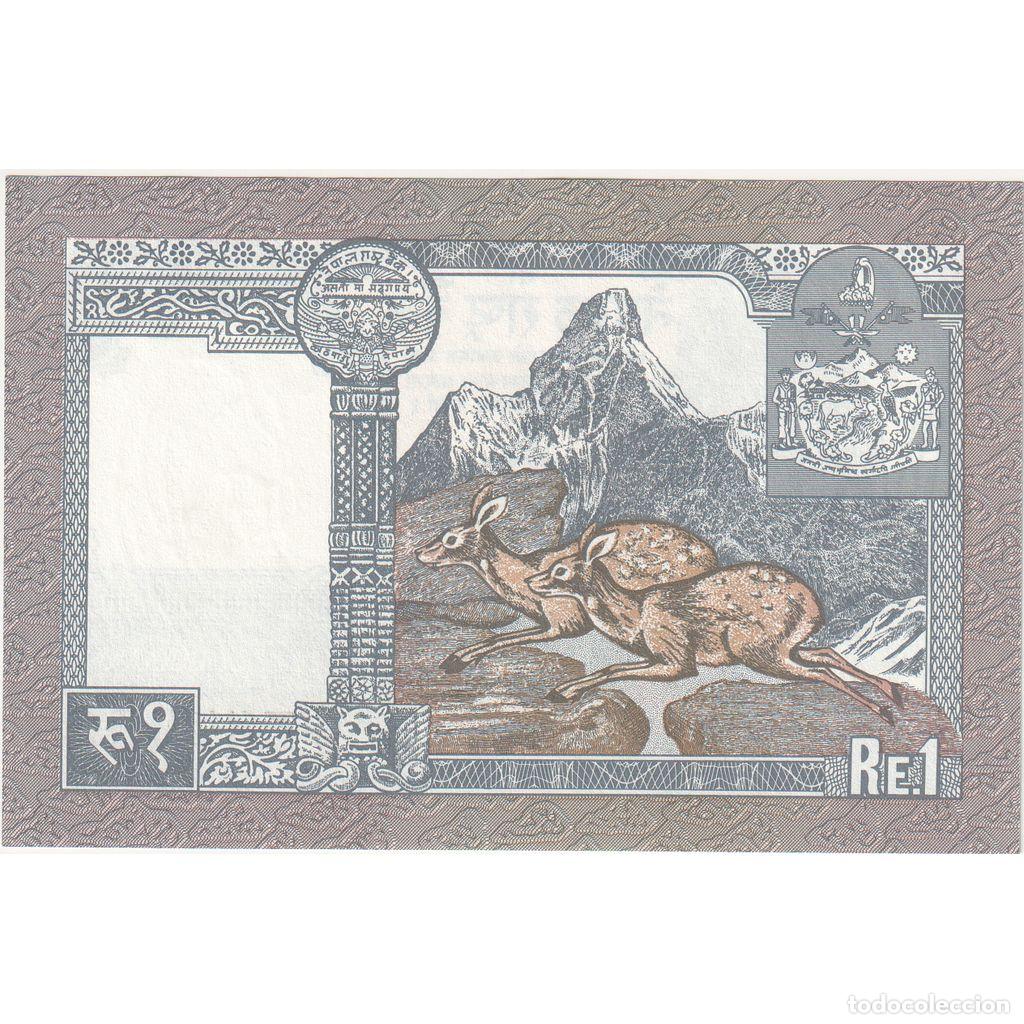 Billetes extranjeros: [#1242327] Nepal, 1 Rupee, UNC - Foto 2