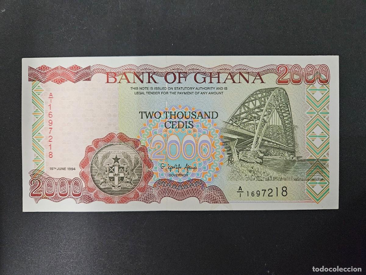 Billetes extranjeros: GHANA 2000 CEDIS 1994 S/C P=30a - Foto 1