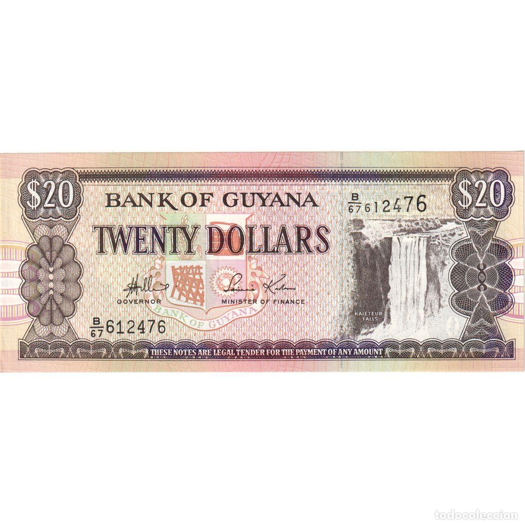 Billetes extranjeros: [#1242361] Guyana, 20 Dollars, UNC - Foto 1