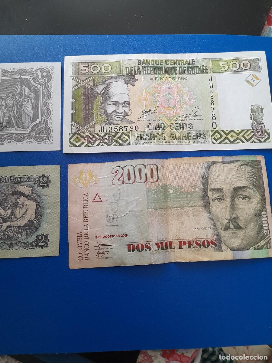 Billetes extranjeros: Lote (4) billetes extranjeros - Foto 1