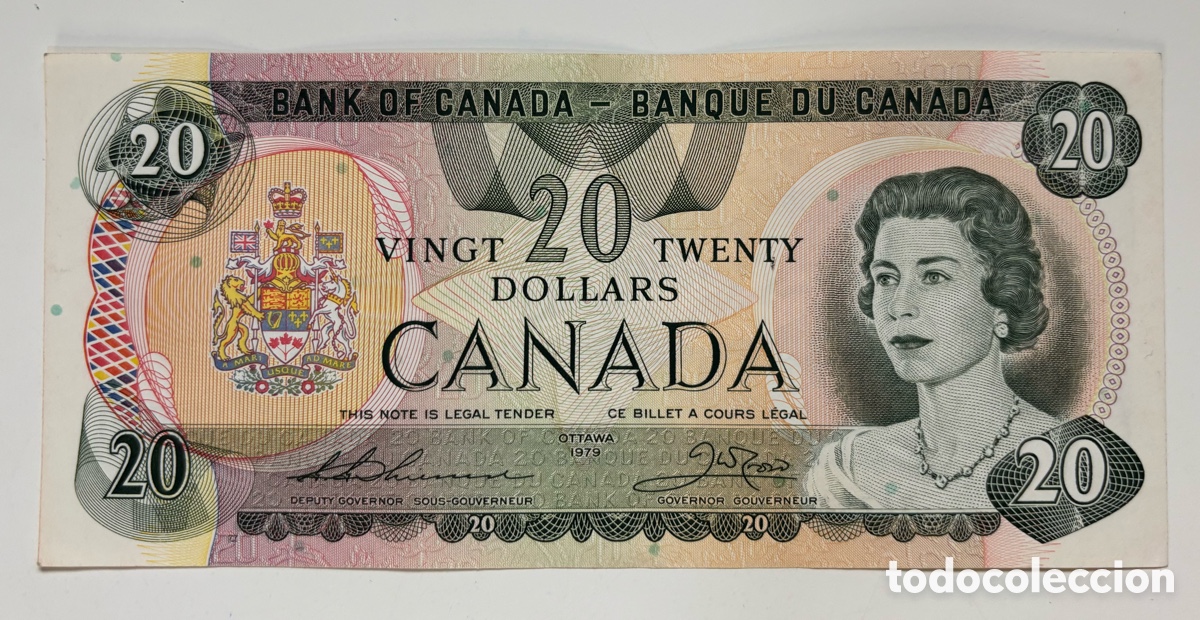 Banconote internazionali: Billete CANADA 20 Dolares 1979