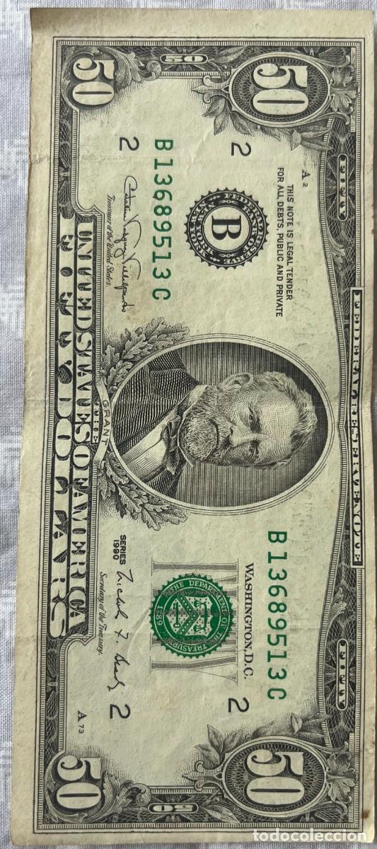 Billetes extranjeros: Billete Vintage 50 dollares 1995