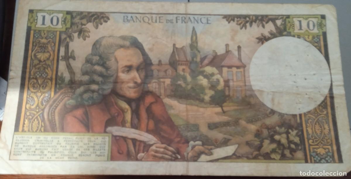 Billetes extranjeros: BILLETE FRANCIA 10 FRANCOS. 1971 - Foto 2