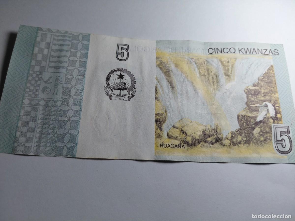 Billetes extranjeros: ANGOLA - 5 KWANZAS 2012 - P151A - Foto 2