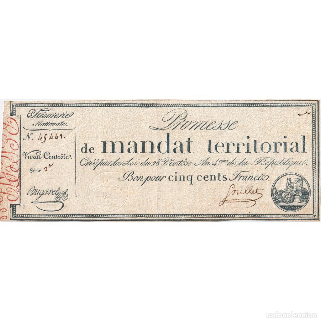 Billetes extranjeros: [#1294762] Francia, 500 Francs, MBC - Foto 1