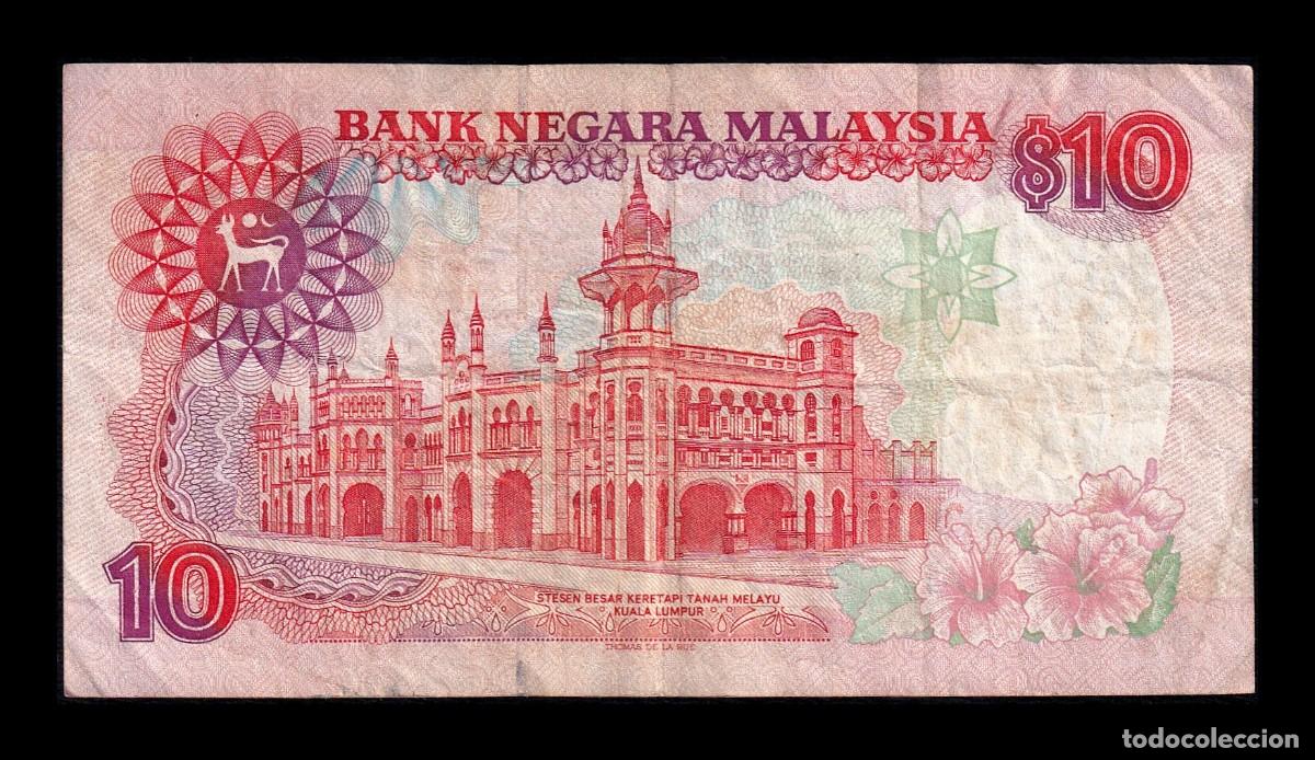 Billetes extranjeros: Malasia 10 Ringgit 1989 Pick 29 Bc/Mbc F/Vf - Foto 2