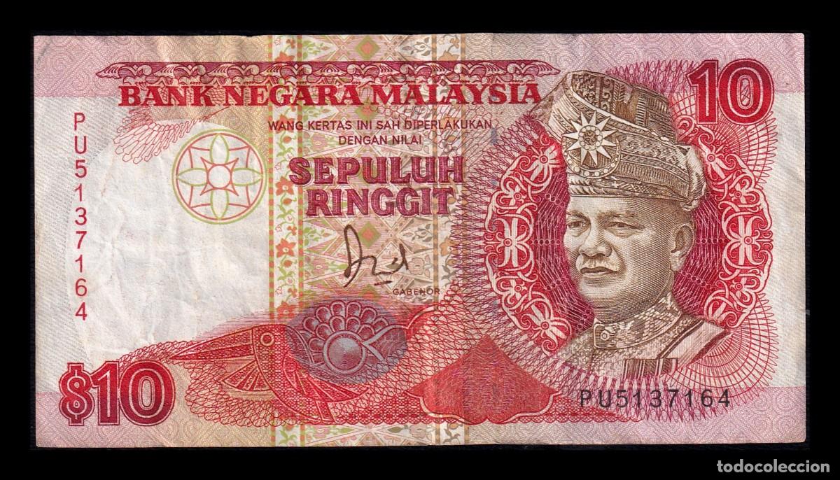 Billetes extranjeros: Malasia 10 Ringgit 1989 Pick 29 Bc/Mbc F/Vf - Foto 1