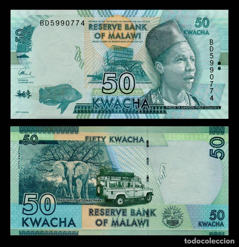 International Banknotes: MALAWI - 50 KWACHA DE 2020 - SIN CIRCULAR