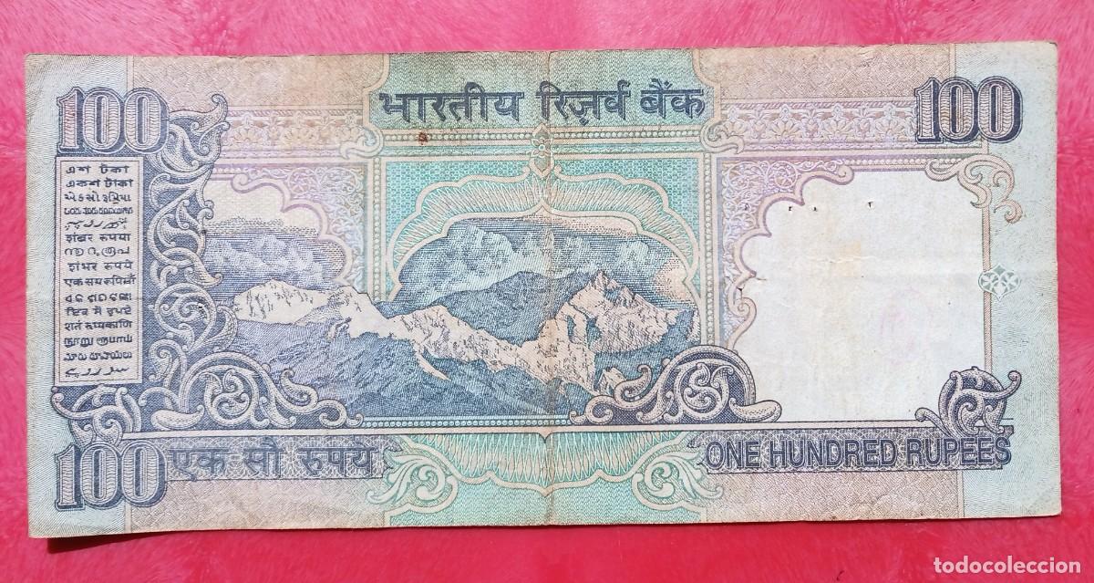 Billetes extranjeros: INDIA - 100 RUPEES RUPIAS ( 1997-2003 ) BC. - Foto 2