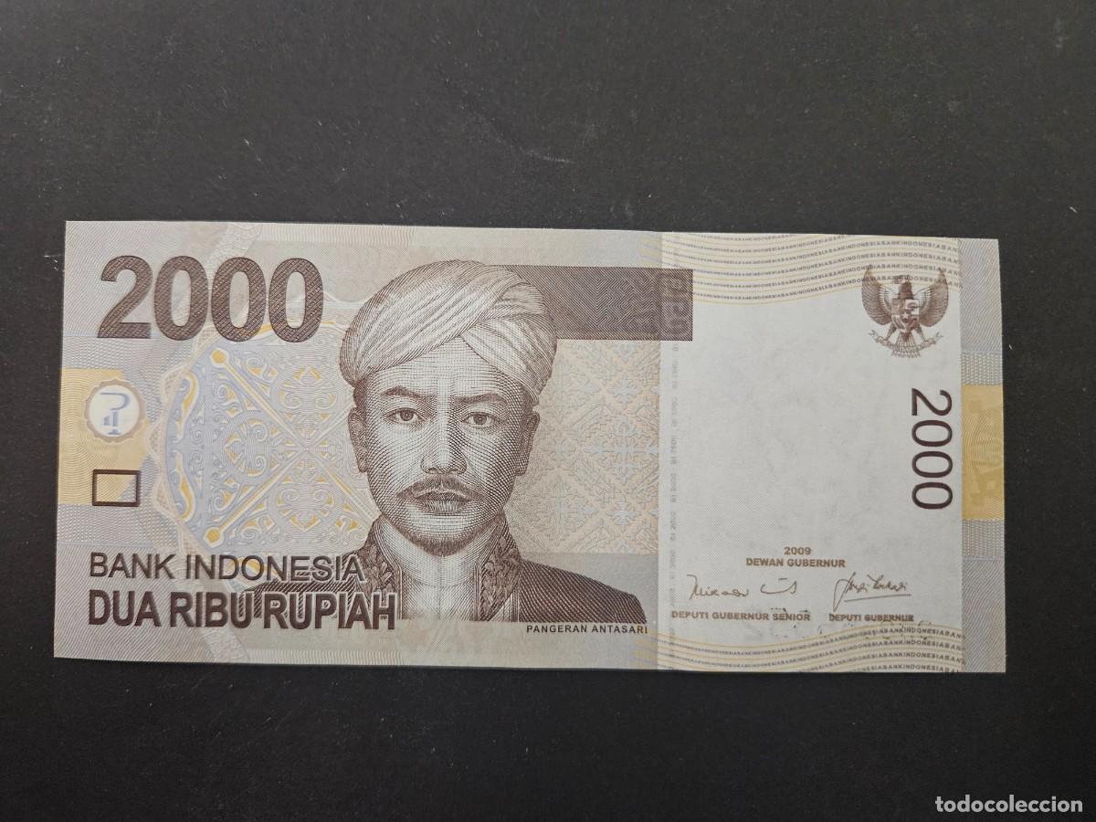Billetes extranjeros: INDONESIA 2000 RUPIAS 2009 S/C P=148a - Foto 1