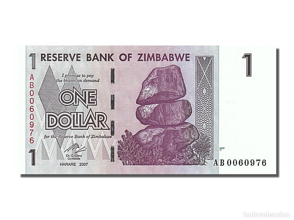 Billets internationaux: [#253617] Billete, 1 Dollar, 2008, Zimbabue, 2008-08-01, UNC