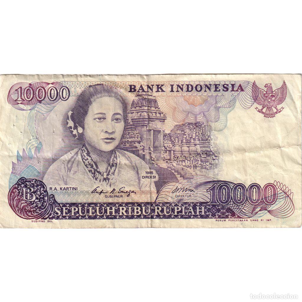 Billets internationaux: [#1292492] Billete, 10,000 Rupiah, 1985, Indonesia, KM:126a, MBC