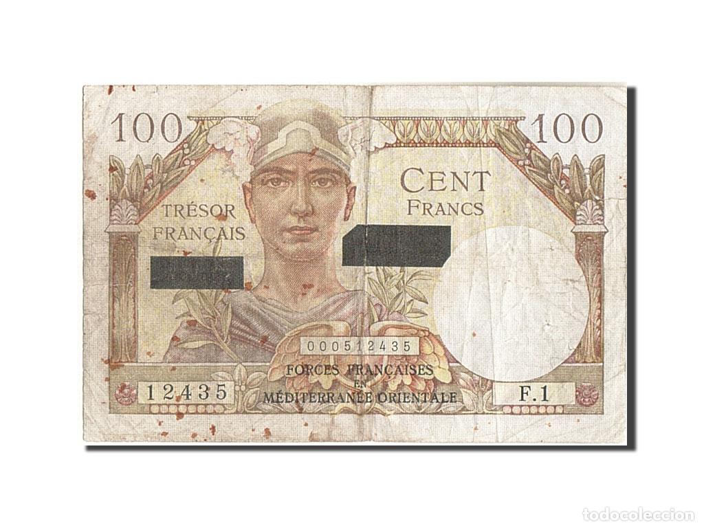 Notas Internacionais: [#208450] Billete, Francia, 100 Francs, 1955-1963 Treasury, 1956, Undated (1956), BC