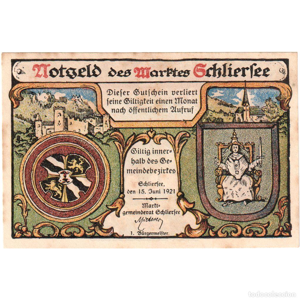 Notas Internacionais: [#292890] Alemania, Schliersee, 10 Pfennig, 1921-06-15, MBC